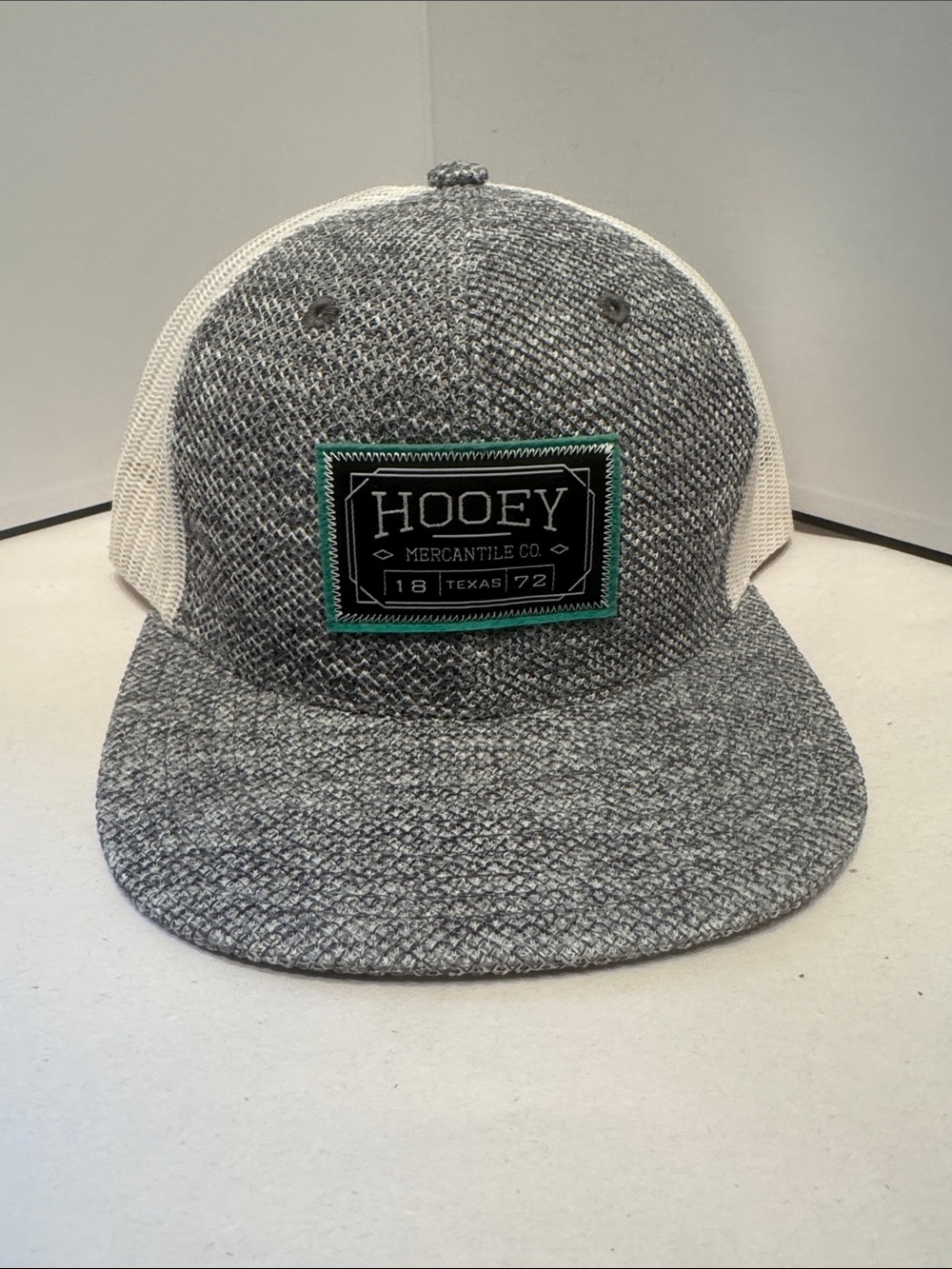 Hooey Gray Tweed Front with White Mesh Back Cap